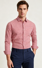 Men's Premium Smart-Casual Plaid Button-Down Shirt