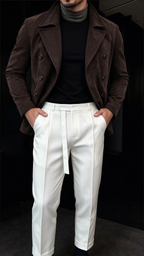 Men's Vintage Double-Breasted Jacket