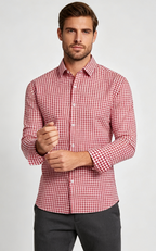 Men's Premium Smart-Casual Plaid Button-Down Shirt