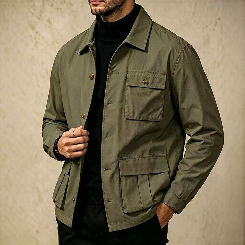 Men's Casual Multi-Pocket Jacket