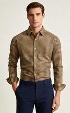 Men's Premium Smart-Casual Plaid Button-Down Shirt