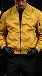 Men's Stand-Collar Bomber Jacket