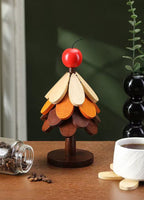 Christmas Tree Wooden Heat Insulation Trivet