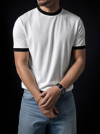 Men's Comfortable Faux Twinset Short-Sleeve T-Shirt