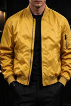 Men's Stand-Collar Bomber Jacket