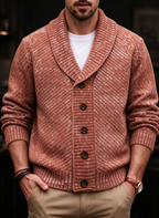Men's Retro Knit Cardigan