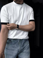 Men's Comfortable Faux Twinset Short-Sleeve T-Shirt