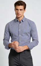 Men's Premium Smart-Casual Plaid Button-Down Shirt