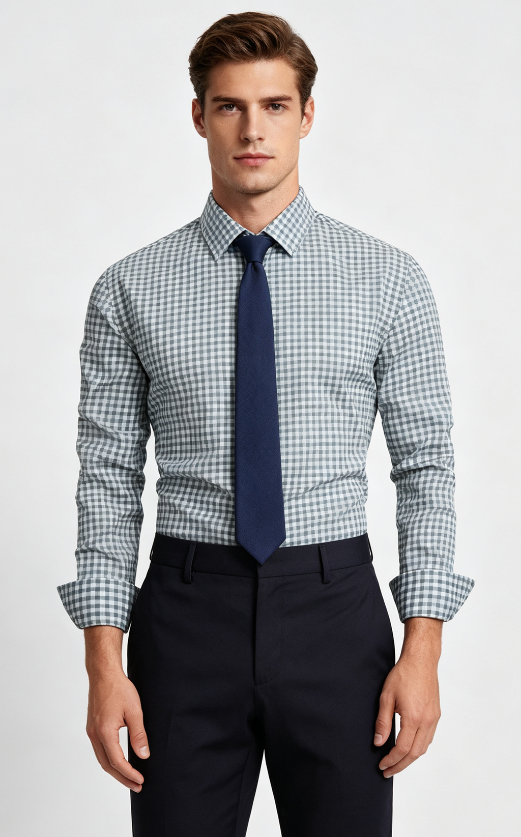 Men's Premium Smart-Casual Plaid Button-Down Shirt
