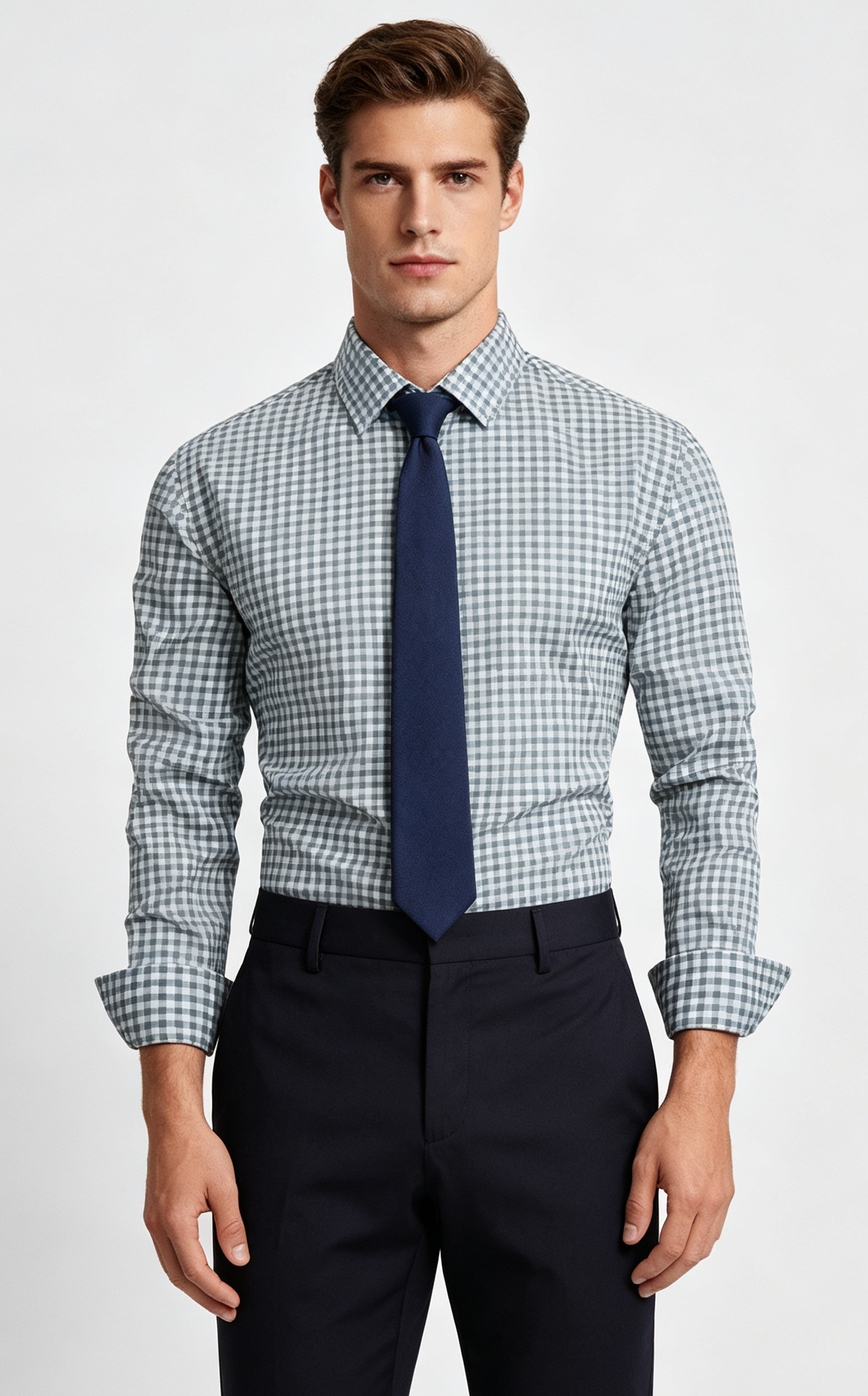 Men's Premium Smart-Casual Plaid Button-Down Shirt