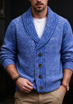 Men's Retro Knit Cardigan