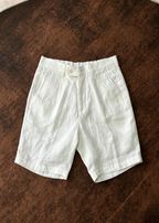 Men's Old Money Linen Blend Shorts - Relaxed Fit Pleated Casual Summer Shorts