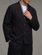Minimalist Layered Breathable Suit Jacket