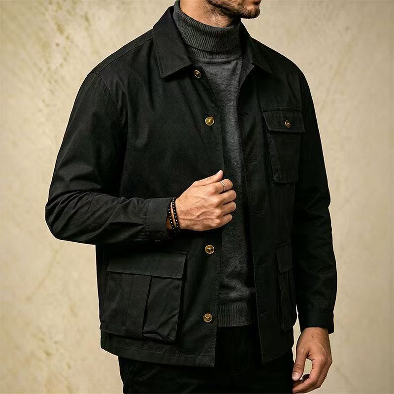 Men's Casual Multi-Pocket Jacket