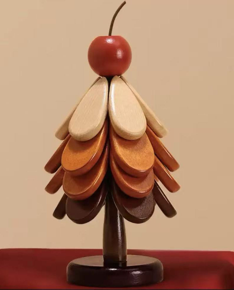 Christmas Tree Wooden Heat Insulation Trivet