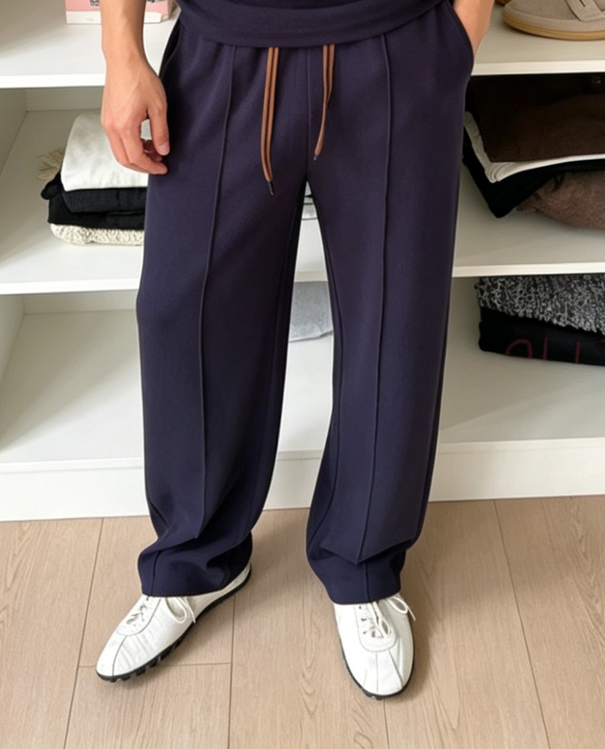 Men's Crewneck Comfortable Casual Short-Sleeve Set