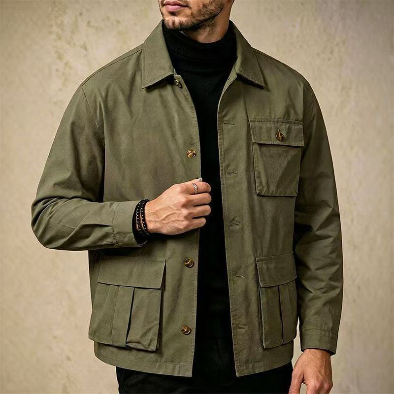 Men's Casual Multi-Pocket Jacket
