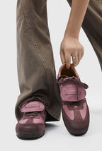 Flap Design Casual Leather Shoes
