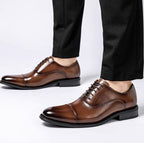 Oxford Lace-Up Leather Shoes