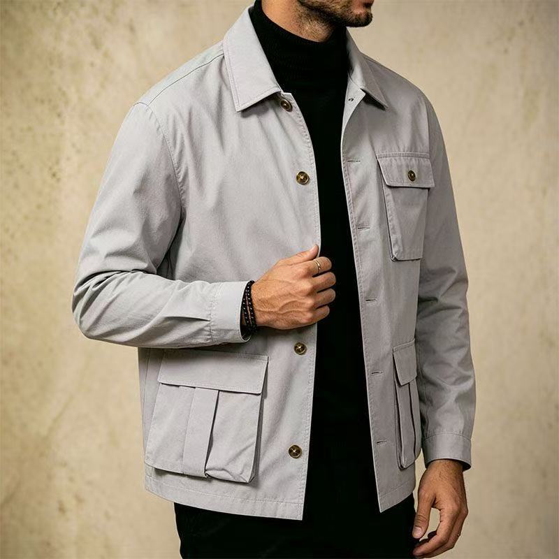 Men's Casual Multi-Pocket Jacket