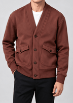 Men's Vintage Heavyweight Knit Cardigan Jacket