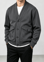 Men's Vintage Heavyweight Knit Cardigan Jacket
