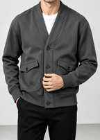 Men's Vintage Heavyweight Knit Cardigan Jacket