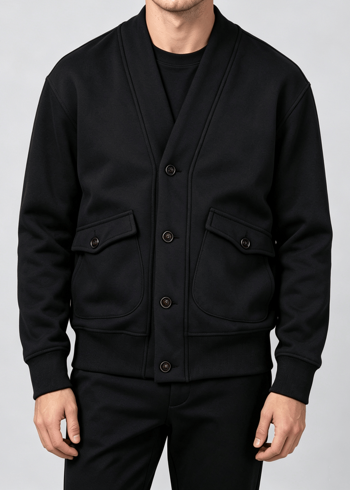 Men's Vintage Heavyweight Knit Cardigan Jacket