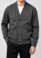Men's Vintage Heavyweight Knit Cardigan Jacket