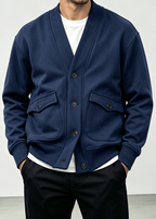 Men's Vintage Heavyweight Knit Cardigan Jacket