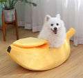Banana-Shaped Pet Bed