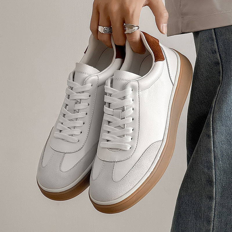 Breathable Casual Leather Sneakers