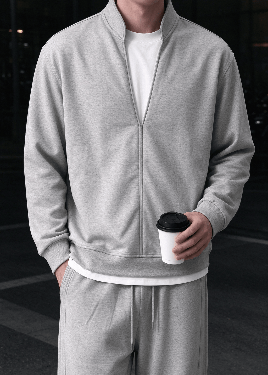 Men’s Bordeaux Tracksuit Set | Old Money Sweatshirt & Pants