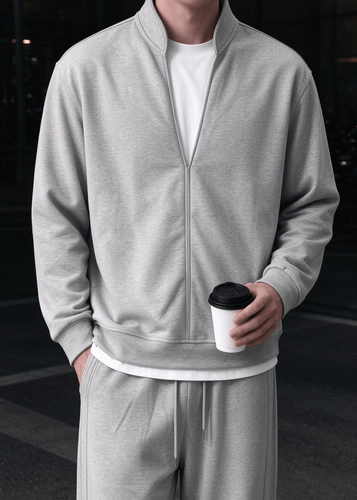 Men’s Bordeaux Tracksuit Set | Old Money Sweatshirt & Pants
