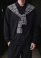 Men’s Bordeaux Tracksuit Set | Old Money Sweatshirt & Pants
