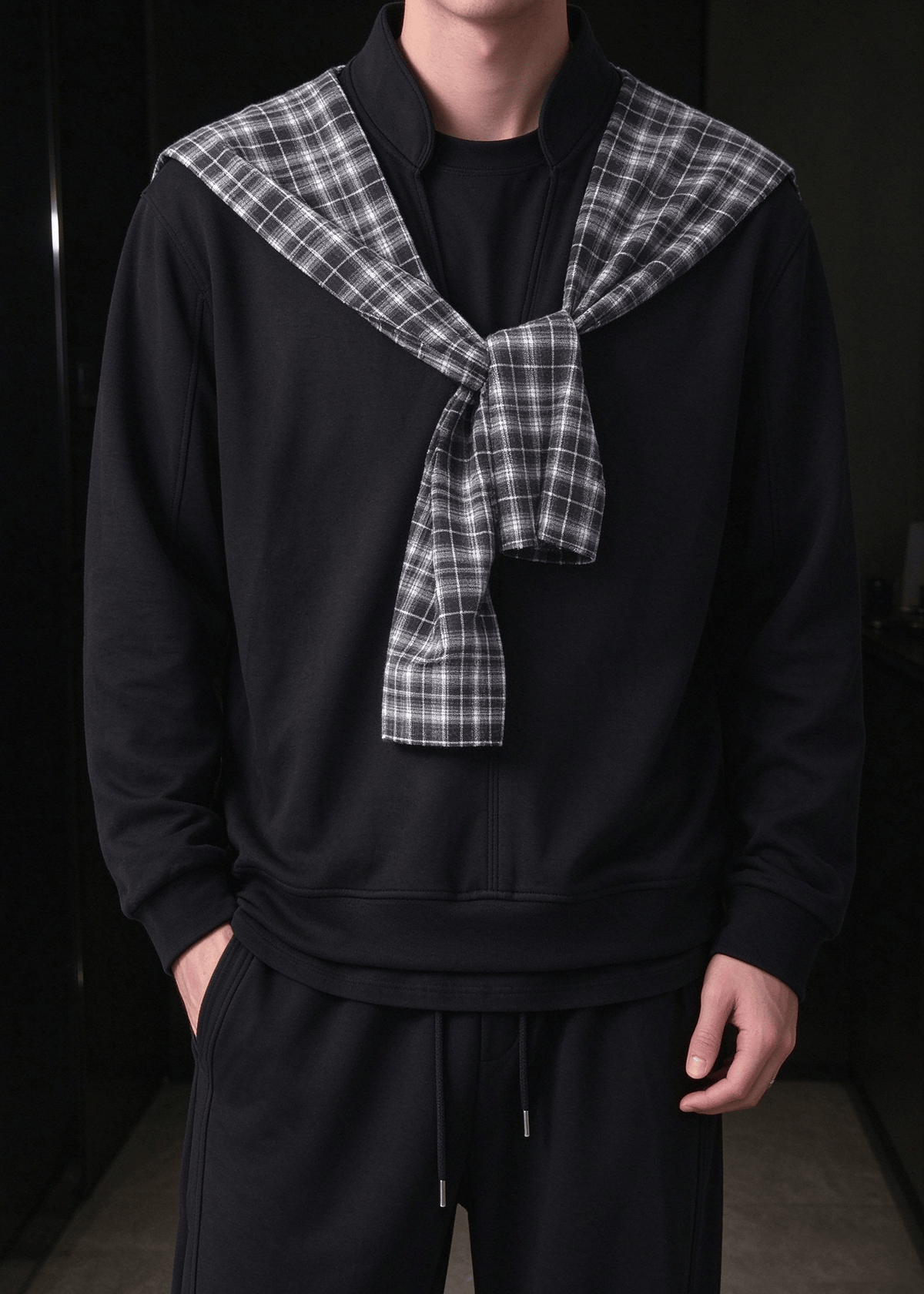 Men’s Bordeaux Tracksuit Set | Old Money Sweatshirt & Pants