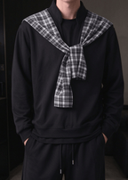 Men’s Bordeaux Tracksuit Set | Old Money Sweatshirt & Pants