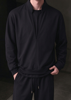 Men’s Bordeaux Tracksuit Set | Old Money Sweatshirt & Pants