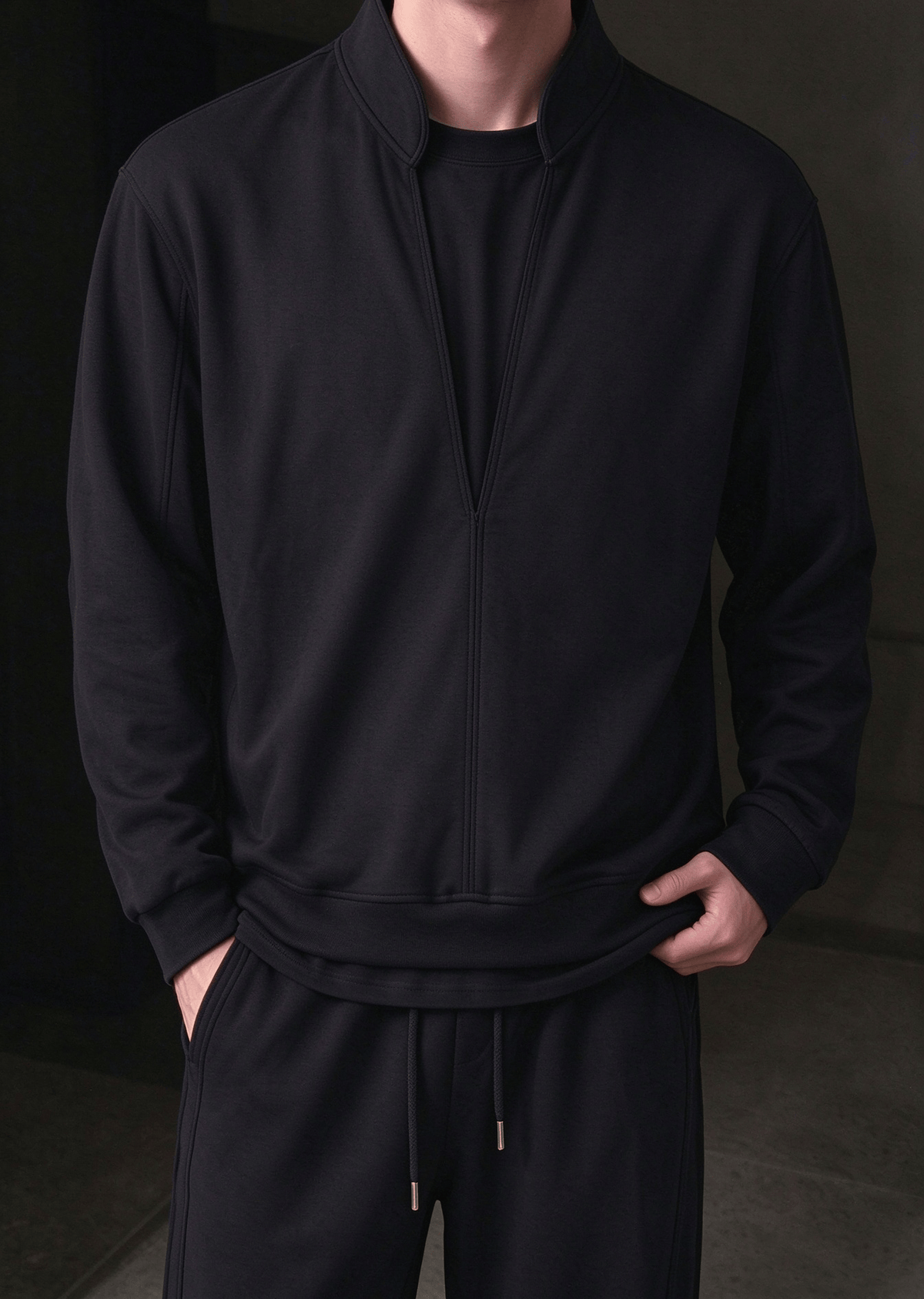 Men’s Bordeaux Tracksuit Set | Old Money Sweatshirt & Pants