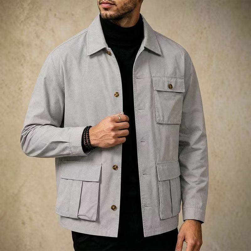 Men's Casual Multi-Pocket Jacket
