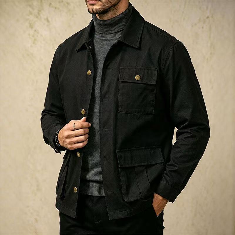 Men's Casual Multi-Pocket Jacket
