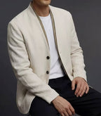 Minimalist Layered Breathable Suit Jacket