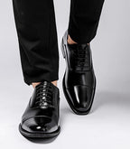 Oxford Lace-Up Leather Shoes