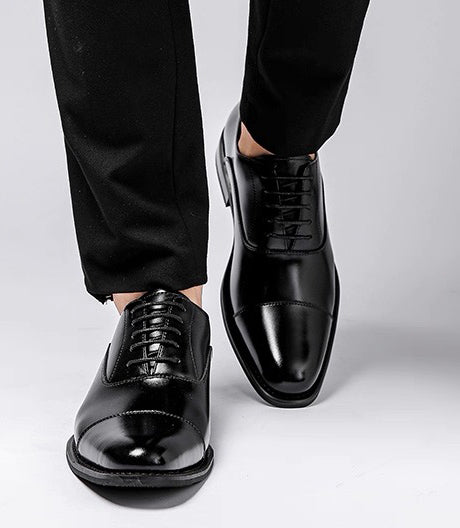Oxford Lace-Up Leather Shoes