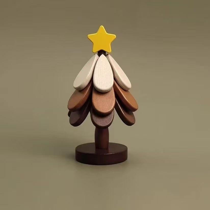 Christmas Tree Wooden Heat Insulation Trivet