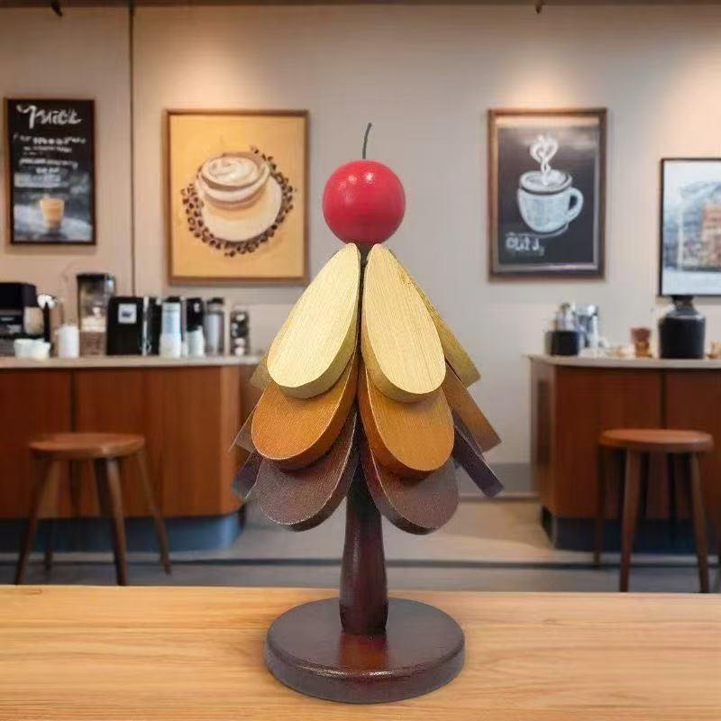 Christmas Tree Wooden Heat Insulation Trivet