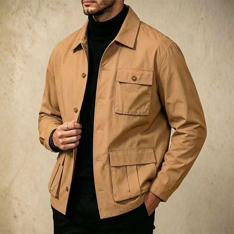 Men's Casual Multi-Pocket Jacket