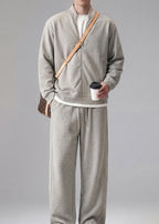 Men’s Bordeaux Tracksuit Set | Old Money Sweatshirt & Pants